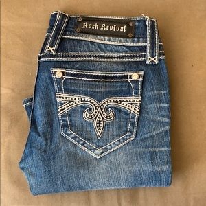 Rock Revival Boot Cut Jeans Size 27